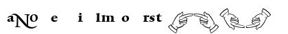 TriniteNo1 Bold Lowercase Preview