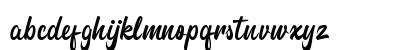 Paradise Script Regular Lowercase Preview