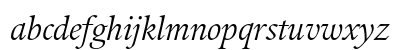 Guardi 56 Italic Lowercase Preview