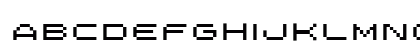 LomoWebPixel LT Std 7 Regular Lowercase Preview