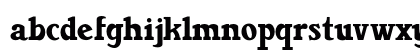 Bruntsfield CF Black Regular Lowercase Preview