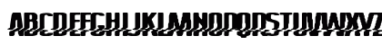 Vintage Glitch Regular Lowercase Preview