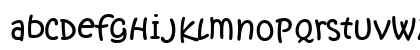 KristenNotSoITC Normal Lowercase Preview