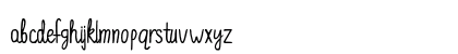 Pearlesce Regular Lowercase Preview