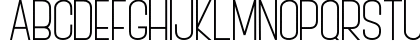 BOVEN 3 Regular Lowercase Preview