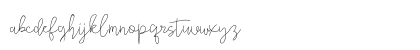 Rhythm Script Regular Lowercase Preview