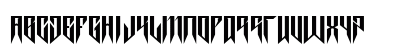 Thrash it Regular Lowercase Preview