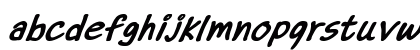 Dr.Marz Bold italic Lowercase Preview
