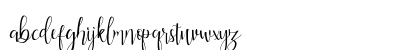 Alderta Regular Lowercase Preview