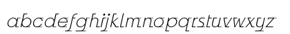 Odyssee ITC Light Italic Lowercase Preview