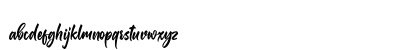 Gallardo Regular Lowercase Preview
