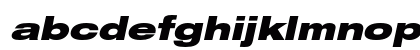 Helvetica Neue LT Pro 93 Black Extended Oblique Preview