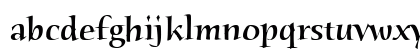 Humana Serif ITC Medium Lowercase Preview