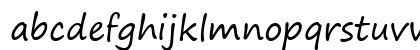 Segoe Print Regular Lowercase Preview