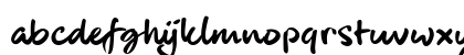 blackHand_TRIAL Regular Lowercase Preview