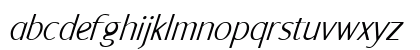 ArtemiusSans SN Light TT Regular Italic Lowercase Preview