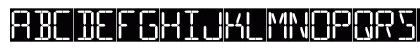 16 Segments Regular Lowercase Preview