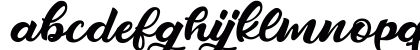 Crazy Love Regular Lowercase Preview