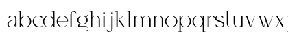 Cellofy Thin Regular Lowercase Preview