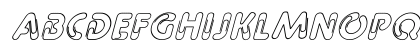 Paper Clip Italic Lowercase Preview