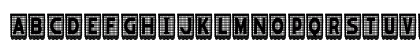 papel picado Regular Lowercase Preview