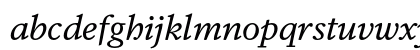 DB Serif TF Regular Italic Preview