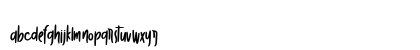 Dancing Marker Regular Lowercase Preview