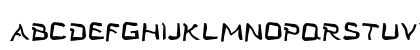 Twist Star Type Regular Lowercase Preview