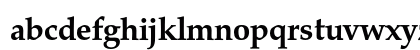 Palladio URW Bold Lowercase Preview