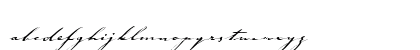 Johann Sparkling ITC Light Italic Lowercase Preview