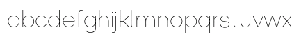 Okta ExtraLight Lowercase Preview