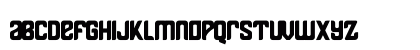 Thenacious Regular Lowercase Preview