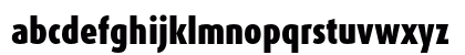 DaxOT CondBlack Lowercase Preview