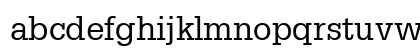 Glypha LT Regular Lowercase Preview