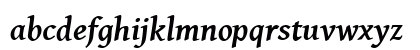 Gentium Basic Bold Italic Lowercase Preview