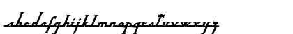 NixonScript Bold Italic Lowercase Preview