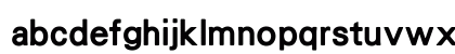HanWangHeiHeavy Regular Lowercase Preview