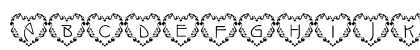 101! Just Anuther Heart Font Regular Preview