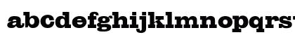 Giza Regular Lowercase Preview