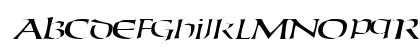 ParaketteSCapsSSK Italic Lowercase Preview