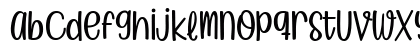 Yummy Ice Cream Regular Lowercase Preview