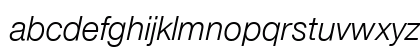 Helvetica Neue Light Italic Preview