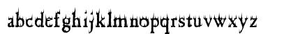 Burning Ashes Regular Lowercase Preview