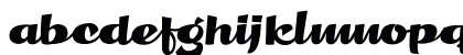 Crackerdown Personal Use Regular Lowercase Preview