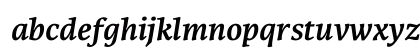 Karmina Bold Italic Lowercase Preview