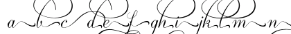 Ambassador Script Ends III Regular Lowercase Preview