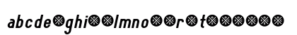 Elegrand Gothic Demo Bold Italic Lowercase Preview
