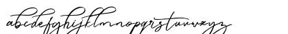 Caramello Free Regular Lowercase Preview