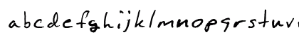 Blakeman Hand Regular Lowercase Preview