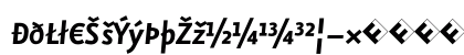 Eureka Sans Bold Italic Exp Preview